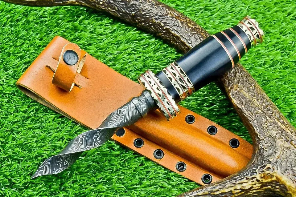 DAMASCUS Blade Kris Dagger Knife – 10" Overall Length SHKWORKS
