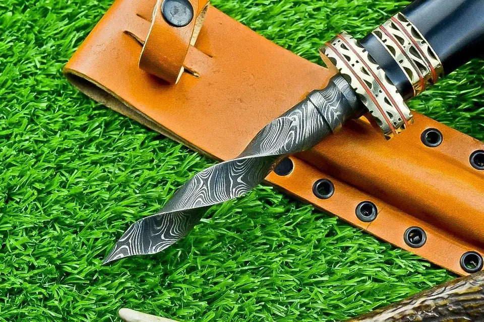 DAMASCUS Blade Kris Dagger Knife – 10" Overall Length SHKWORKS
