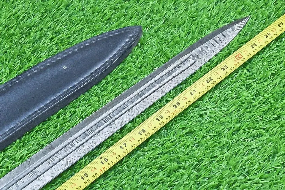 Damascus Blade Sword – 25" Overall Length SHKWORKS