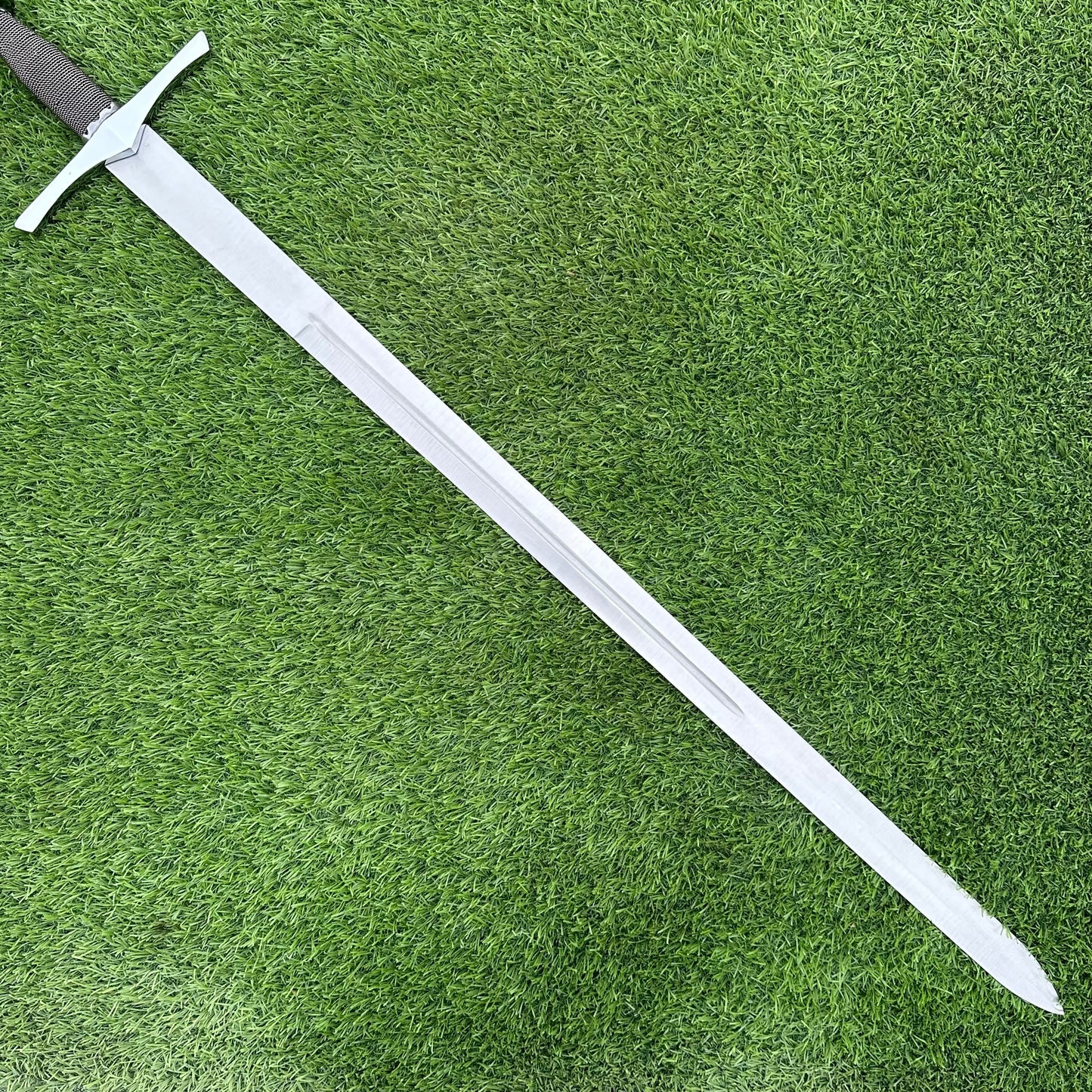 Hand-Forged Long Sword | 40" J2 Steel Longsword with Copper Wire Handle – Collectible Gift for Him SN-321