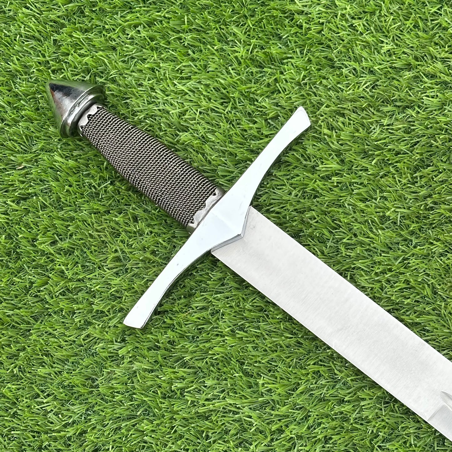 Hand-Forged Long Sword | 40" J2 Steel Longsword with Copper Wire Handle – Collectible Gift for Him SN-321