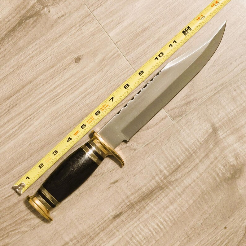 Premium Full Tang Hunting & Survival Knife with Leather Sheath