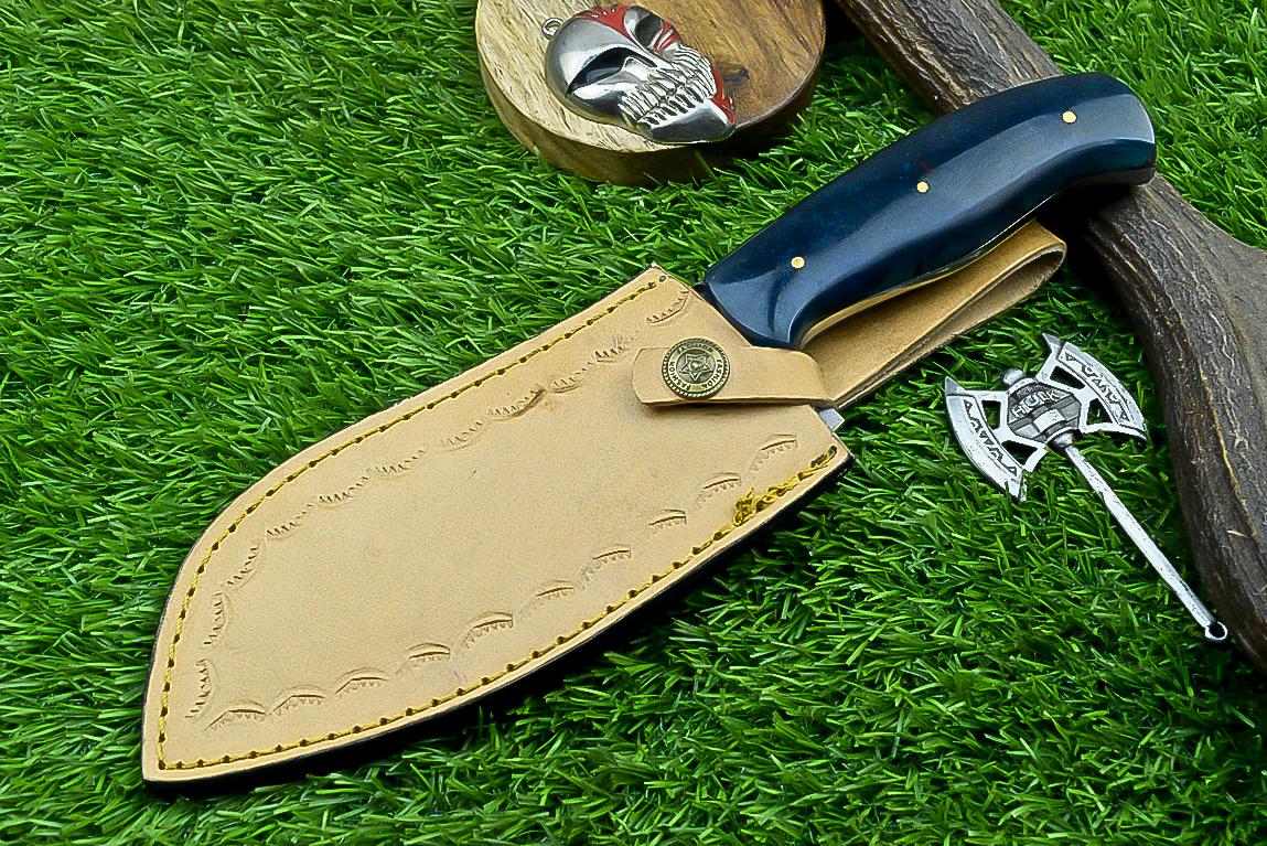Handmade Carbon steel Serbian Chef Knife, Chopper Cleaver knife, groomsman gift kitchen knife wedding anniversary father's day gift lover