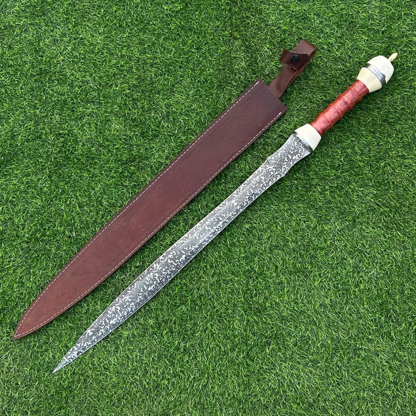 Handcrafted Medieval Roman Gladius Historical Sword, Custom Handmade D2 Steel Blade Sword, Warrior Sword