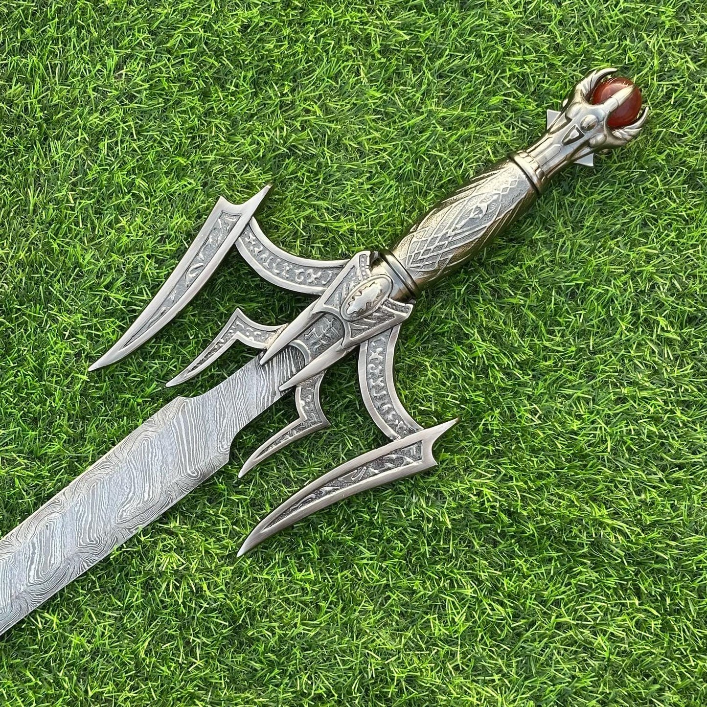 Custom Hand-Forged Damascus Viking Sword | Norse-Inspired Collectible, Norse Battle Sword | Anniversary Gift | Christmas Gift, Gift for him,