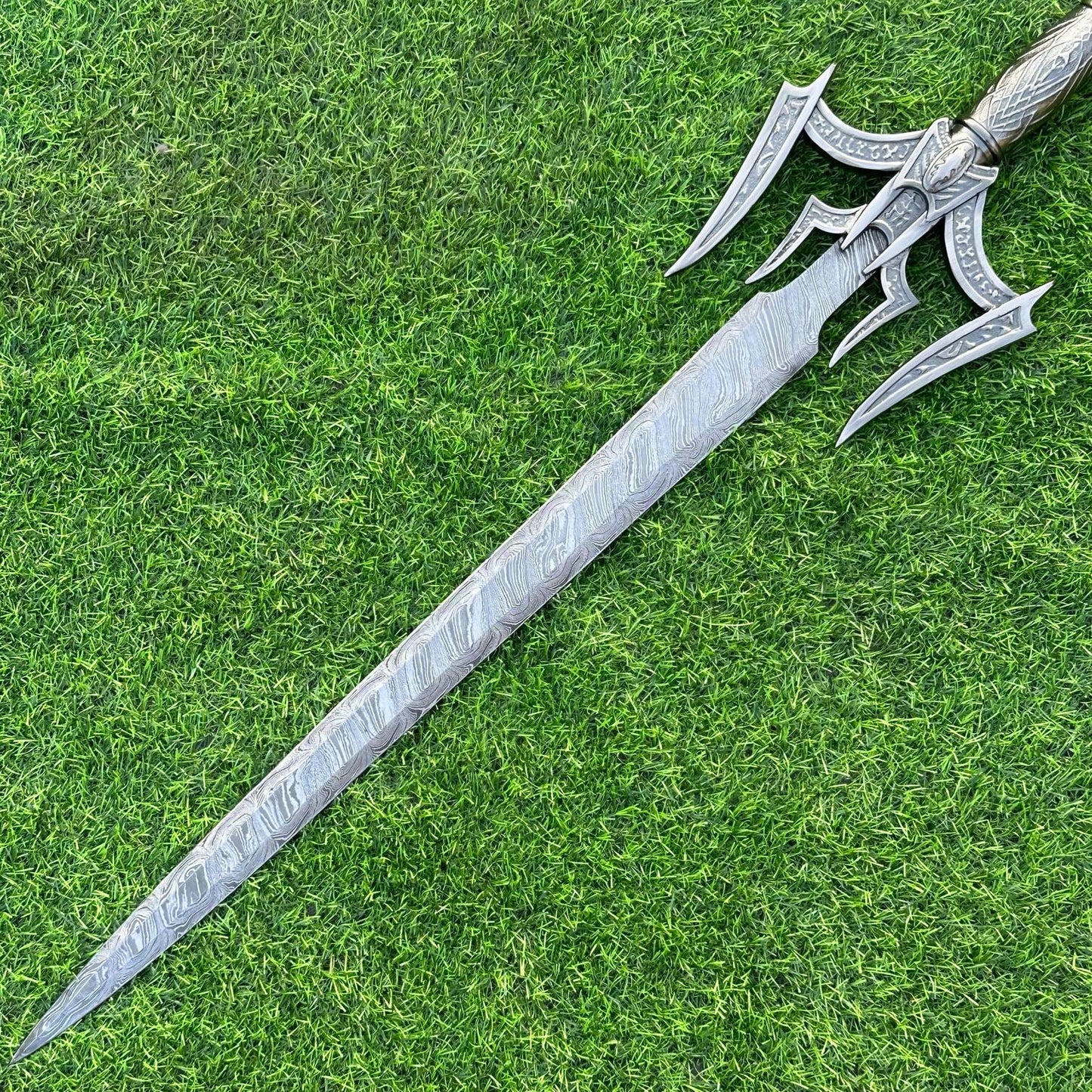 Custom Hand-Forged Damascus Viking Sword | Norse-Inspired Collectible, Norse Battle Sword | Anniversary Gift | Christmas Gift, Gift for him,