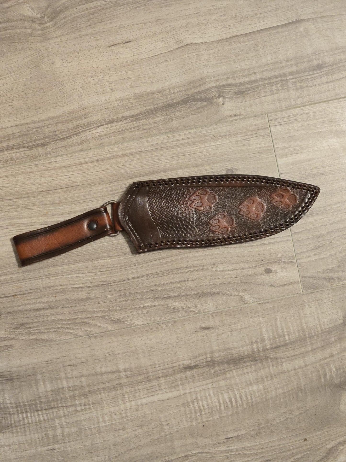 Hunting Knife Custom Handmade D2 Steel Bowie with Rosewood Handle & Sheath – Unique Gift for Him or Husband