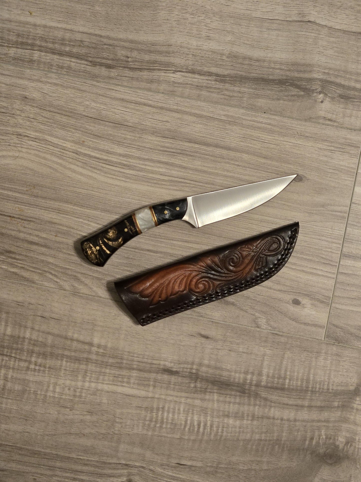 Hunting Knife Handmade J2 Steel Skinner – Custom Outdoor Knife, Perfect Gift for Boyfriend & Husband Birthday
