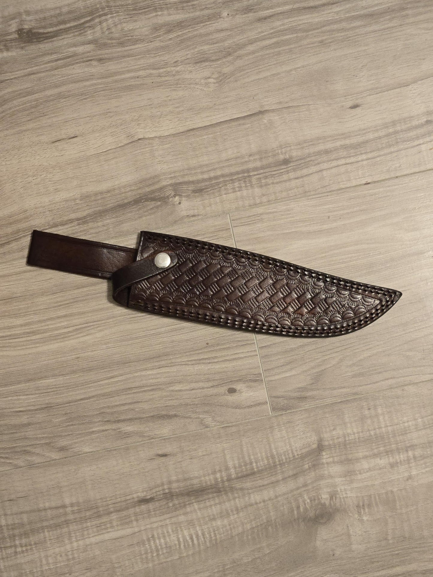 Bowie Knife 14" Handmade D2 Steel with Wenge Wood Handle & Sheath – Unique Collectible Gift for Him