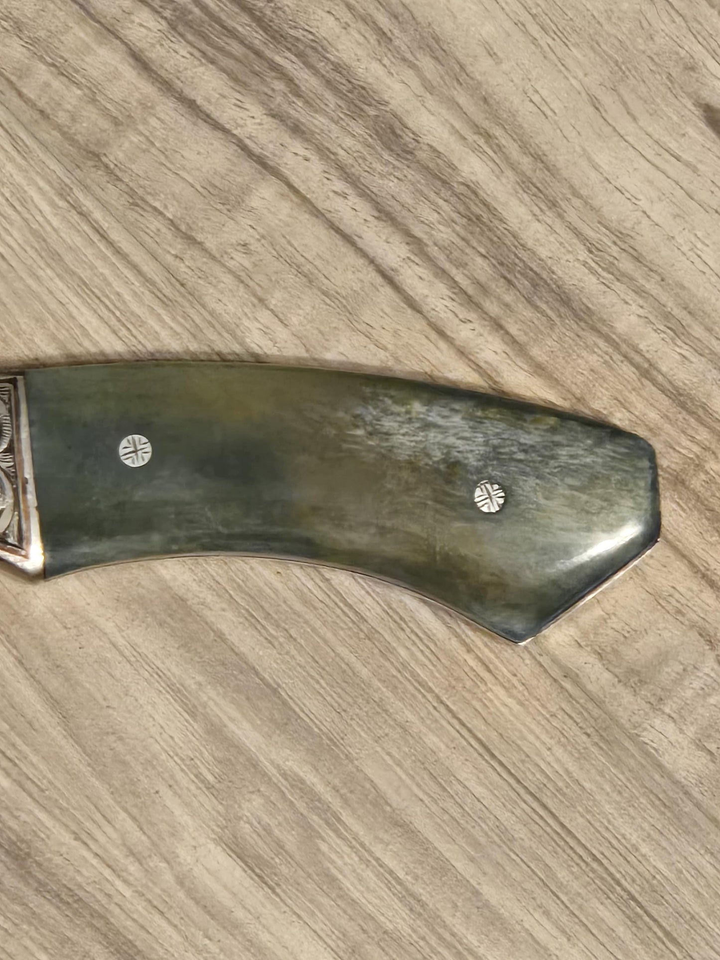 Custom Engraved D2 Steel Skinner Knife with Camel Bone Handle, Birthday Gift for Boyfriend & Husband, Handmade Masterpiece
