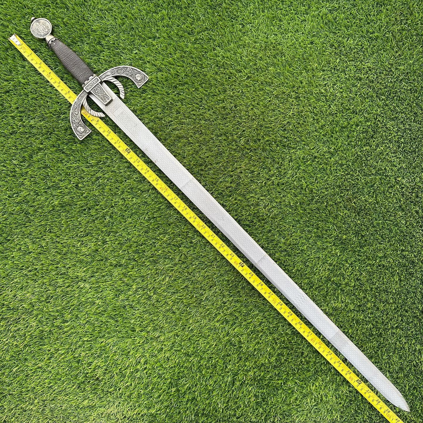 CUSTOM Handmade Medieval Sword 40 Inch | J2 Steel Blade with Wire Handle | Collectible Sword | Gift for Him