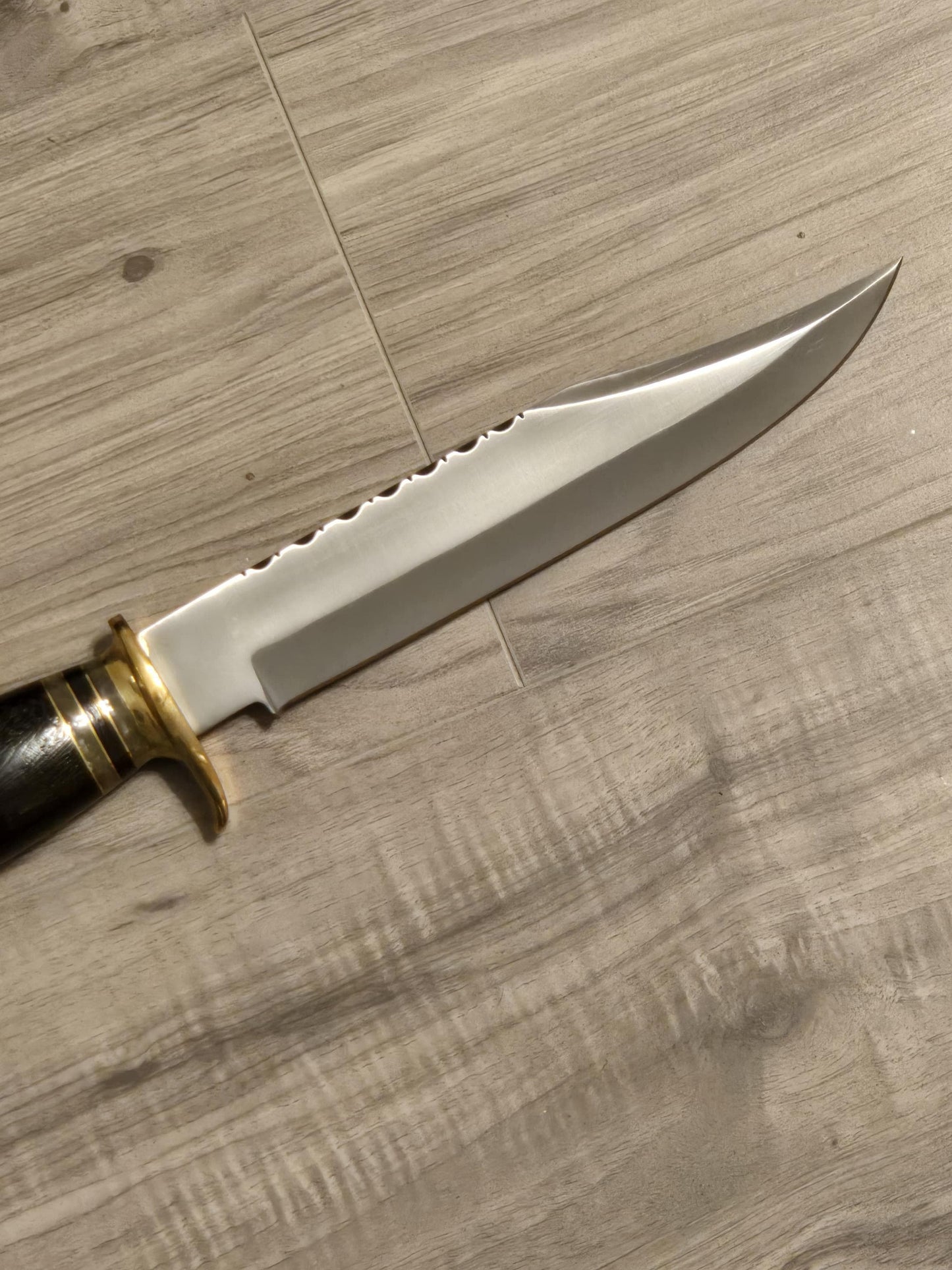 Bowie Knife 14" Handmade D2 Steel with Wenge Wood Handle & Sheath – Unique Collectible Gift for Him