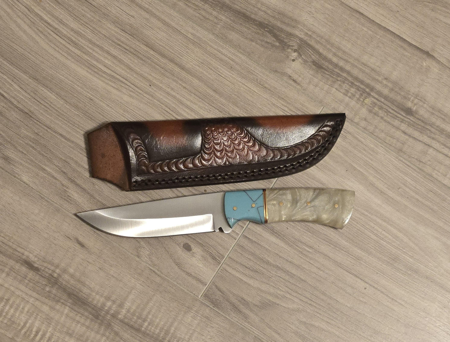 Hunting Knife Custom Handmade J2 Steel Skinner Knife - Perfect Birthday Gift for Boyfriend & Husband, Masterful Craftsmanship
