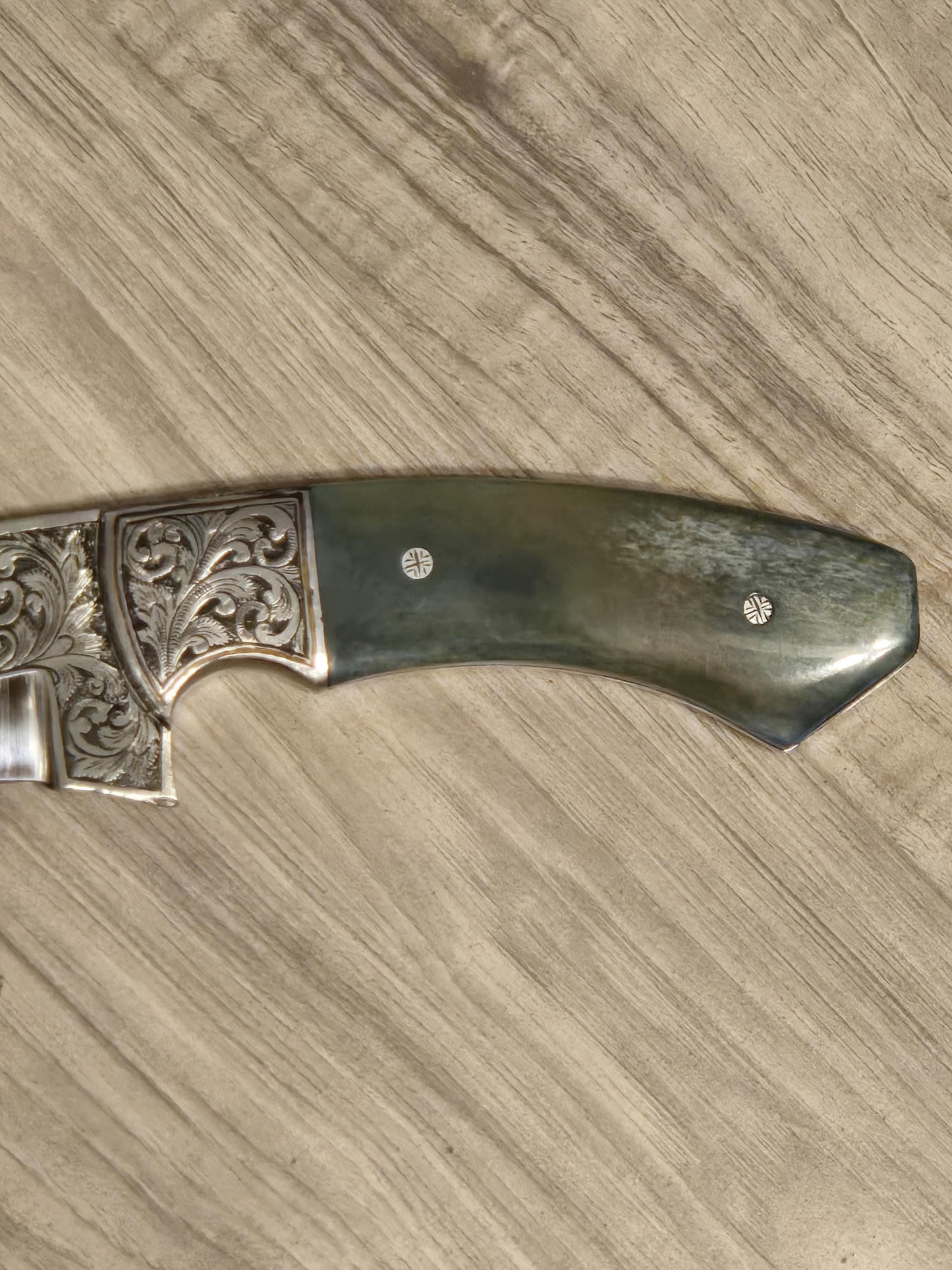 Custom Engraved D2 Steel Skinner Knife with Camel Bone Handle, Birthday Gift for Boyfriend & Husband, Handmade Masterpiece