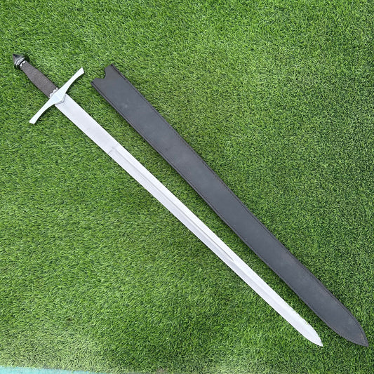 Hand-Forged Long Sword | 40" J2 Steel Longsword with Copper Wire Handle – Collectible Gift for Him SN-321