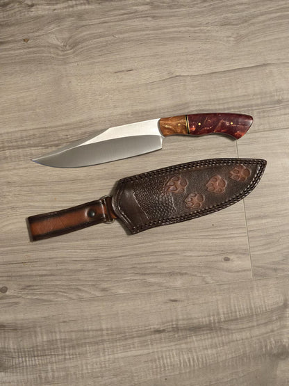 Custom Handmade Fixed Blade Knives - Bowie & Drop Point Styles