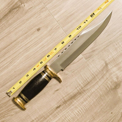 Premium Full Tang Hunting & Survival Knife with Leather Sheath