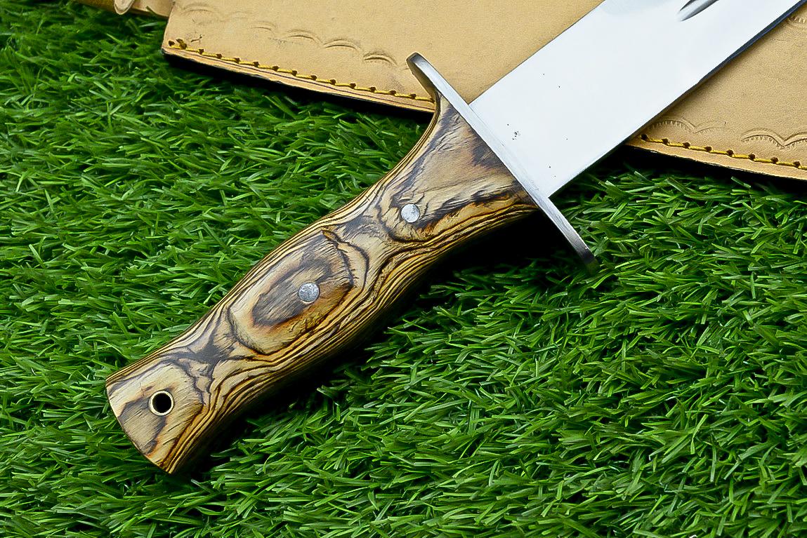 Handcrafted 16&quot; D2 Steel Dagger Knife Hardwood Handle, Handmade Steel Bolster, Christmas GIFT, Fathers day gift, Birthday gift, Gift for him