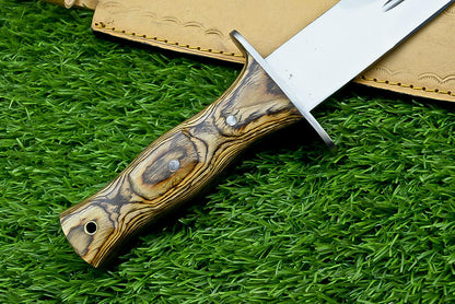 Handcrafted 16&quot; D2 Steel Dagger Knife Hardwood Handle, Handmade Steel Bolster, Christmas GIFT, Fathers day gift, Birthday gift, Gift for him