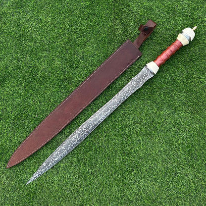 Handcrafted Medieval Roman Gladius Historical Sword, Custom Handmade D2 Steel Blade Sword, Warrior Sword