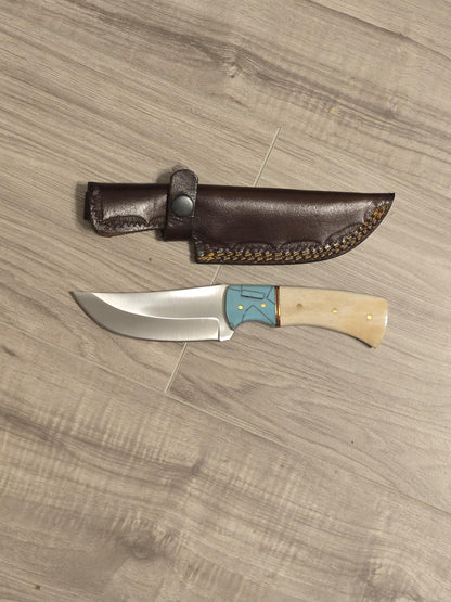Hunting Knife Custom Handmade J2 Steel Skinner Knife – Perfect Gift for Boyfriend Husband, Birthday, Outdoor & Hunting Gear