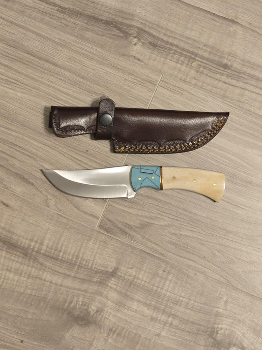 Hunting Knife Custom Handmade J2 Steel Skinner Knife – Perfect Gift for Boyfriend Husband, Birthday, Outdoor & Hunting Gear
