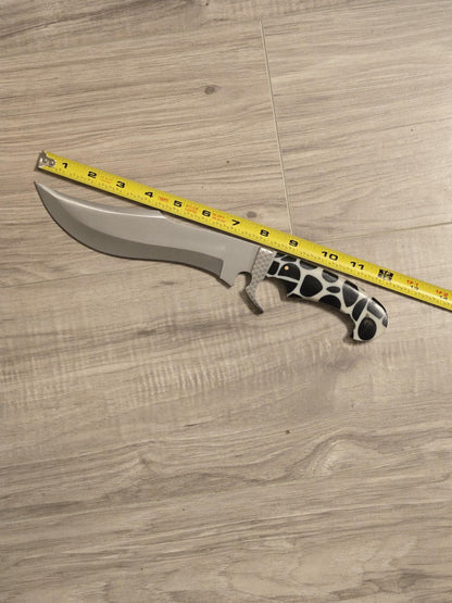 Bowie Knife Custom Handmade D2 Steel with Resin Handle & Sheath – Unique Collectible Gift for Him or Husband