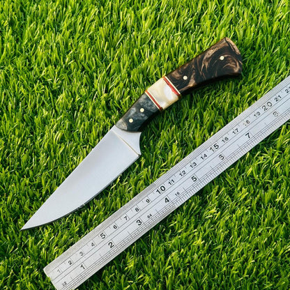 Hunting Knife Handmade J2 Steel Skinner – Custom Outdoor Knife, Perfect Gift for Boyfriend & Husband Birthday