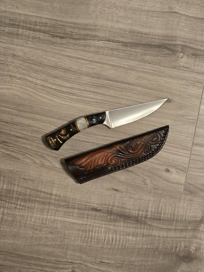 Hunting Knife Handmade J2 Steel Skinner – Custom Outdoor Knife, Perfect Gift for Boyfriend & Husband Birthday
