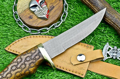Hunting Knife Custom Handmade J2 Steel Skinner Knife, Perfect Birthday Gift for Boyfriend & Husband, Master Craftsmanship