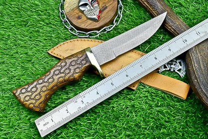 Hunting Knife Custom Handmade J2 Steel Skinner Knife, Perfect Birthday Gift for Boyfriend & Husband, Master Craftsmanship