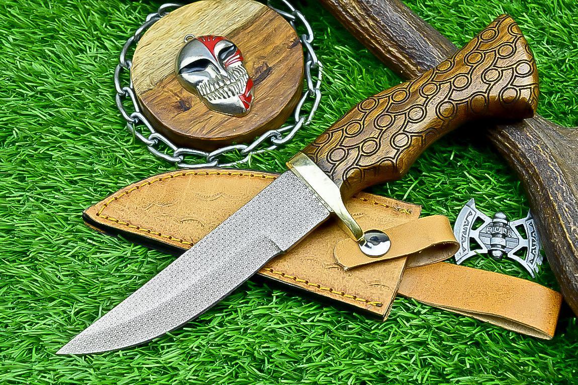 Hunting Knife Custom Handmade J2 Steel Skinner Knife, Perfect Birthday Gift for Boyfriend & Husband, Master Craftsmanship