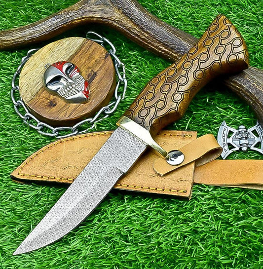 Hunting Knife Custom Handmade J2 Steel Skinner Knife, Perfect Birthday Gift for Boyfriend & Husband, Master Craftsmanship