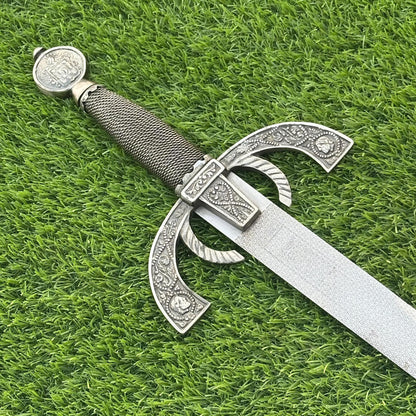 CUSTOM Handmade Medieval Sword 40 Inch | J2 Steel Blade with Wire Handle | Collectible Sword | Gift for Him