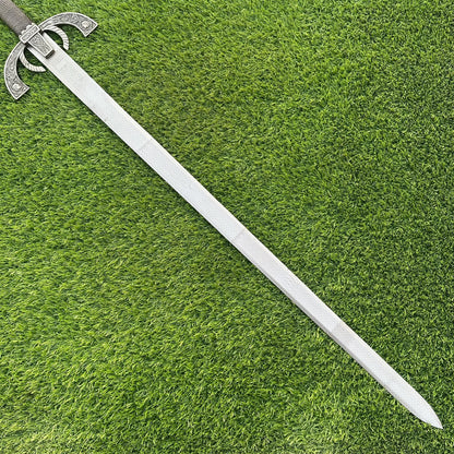 CUSTOM Handmade Medieval Sword 40 Inch | J2 Steel Blade with Wire Handle | Collectible Sword | Gift for Him