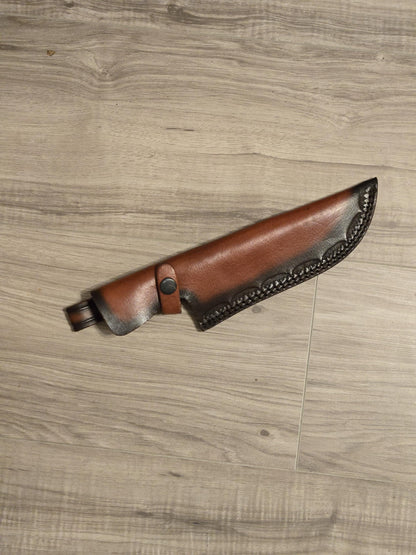CUSTOM Handmade D2 Steel Bowie Knife – Rose wood Handle, Collectible with Sheath – Gift for Him, Gift for Husband, Unique Knife,