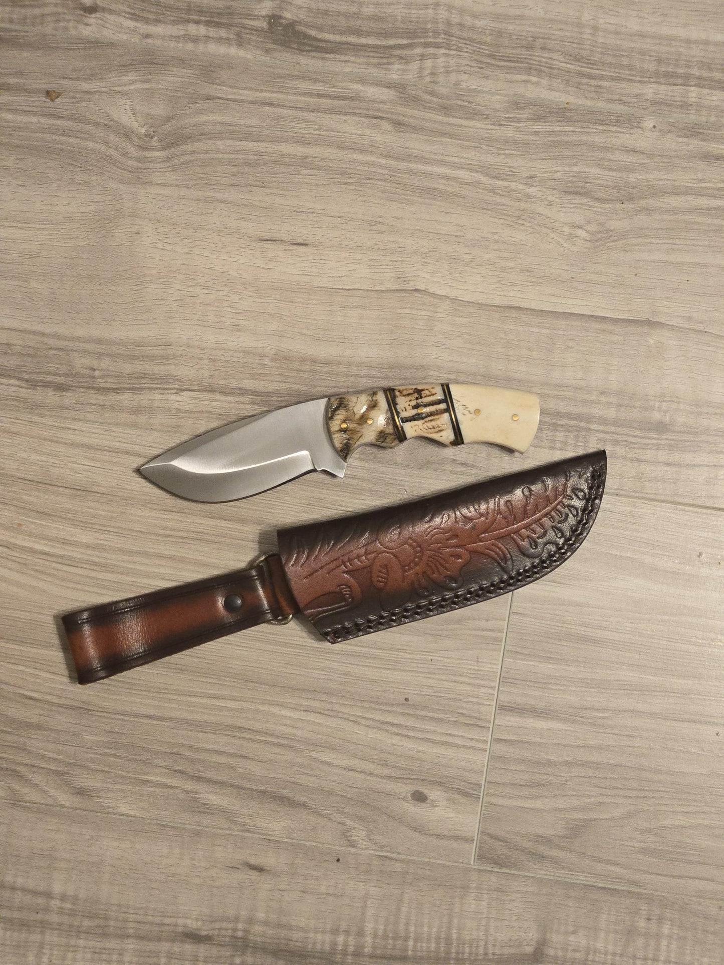 Hunting Knife Handmade J2 Steel Skinner Knife – Custom Hunting Blade, Perfect Gift for Boyfriend or Husband, Birthday Present