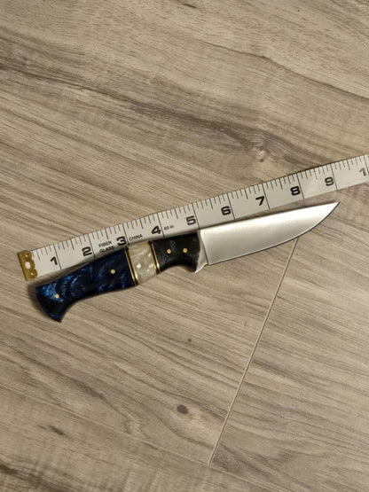 Hunting Knife Custom Handmade J2 Steel Skinner Knife Perfect Birthday Gift for Boyfriend Husband Outdoor Hunting Tool