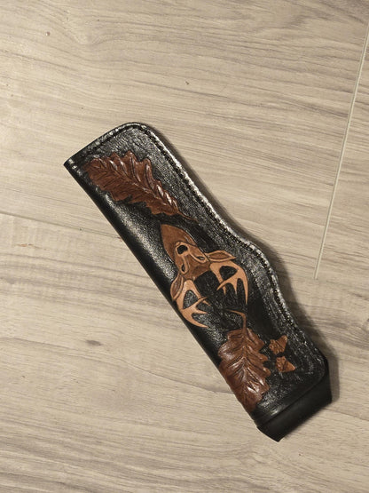 Custom Engraved D2 Steel Skinner Knife with Camel Bone Handle, Birthday Gift for Boyfriend & Husband, Handmade Masterpiece